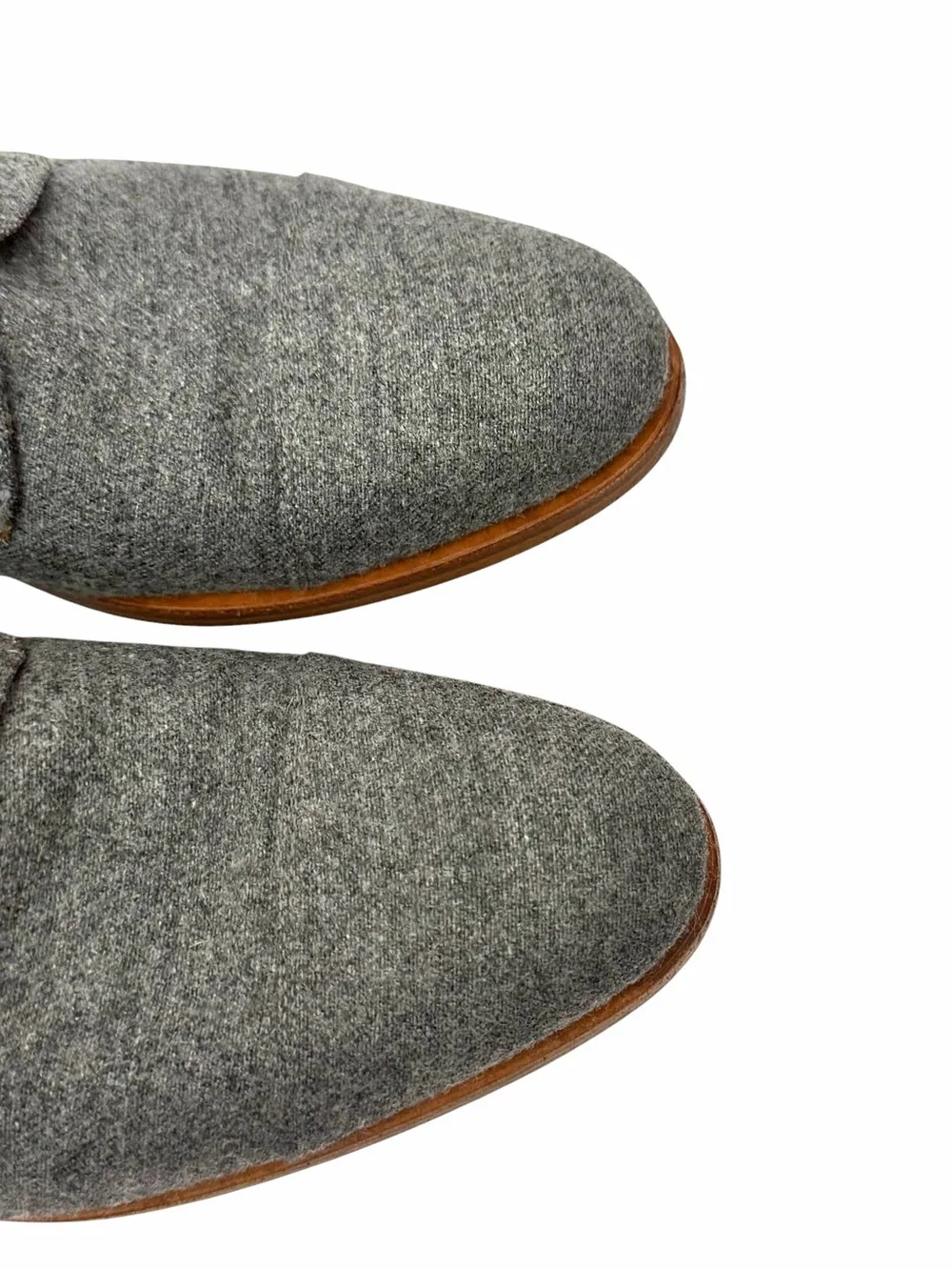 TAFT Kennedy Gray Flannel Dress Shoes Men’s US 6 EU 39 Handmade Spain Lace Up